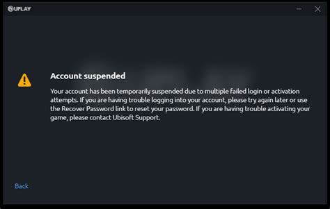 ubisoft account suspended how long